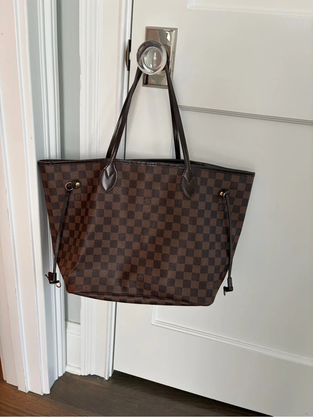 Louis Vuitton Brown Damier Checkered Tote